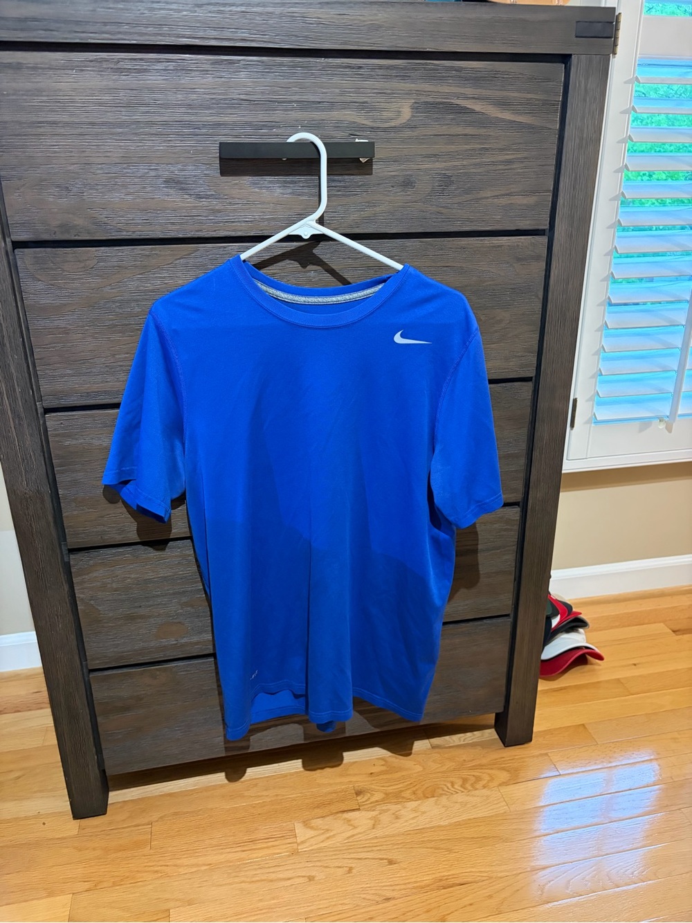 Nike Men's Short Sleeve Performance Tee - Royal Blue